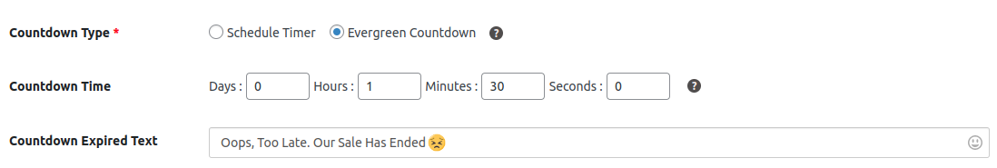 Countdown Type