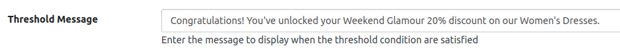 Threshold Message